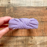 No Brand Lilac Ribbed Top Knot Headband