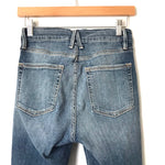 Good American Good Waist Distressed Jeans- Size 0/25 (Inseam 28”)