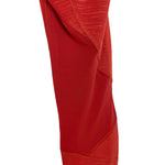Lululemon Burnt Orange Striped With Pockets and Mesh Calf Leggings- Size 4 ( Inseam 21.5")