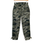 Express Camo Straight Crop High Rise Pants- Size 2 (Inseam 25")