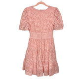 Petal + Pup Pink Lace Overlay V-neck Dress- Size 4