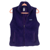 Patagonia Purple Sherpa Vest- Size M