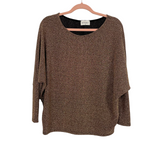 STORY Gold Sequins Dolman Sleeve Top- Size S