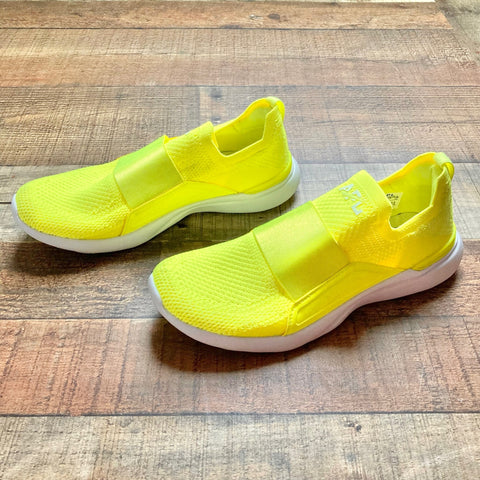APL Neon Yellow Sneakers with Elastic Strap- Size 7.5 (GREAT CONDITION)