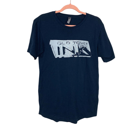 Next Level Navy Old Town Ink Tee- Size S