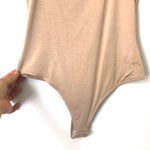 Vici Tan Square Neck Bodysuit- Size S (see notes)