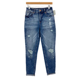 Maurice's High Rise Distressed Jeans NWT- Size 4 (see notes, inseam 30")