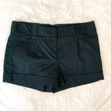 BCBG Maxazria Black Cuffed Shorts- Size 2