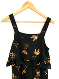 BP Black Floral Jumpsuit- Size XS