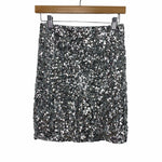 Maner Silver Sequin Skirt- Size S