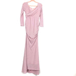 Pink Blush Maternity Pink/Silver Sparkle Surplus Side Clinched Dress NWT- Size M