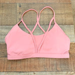 No Brand Peach Padded Sports Bra- Size ~L (See Notes)