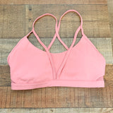 No Brand Peach Padded Sports Bra- Size ~L (See Notes)