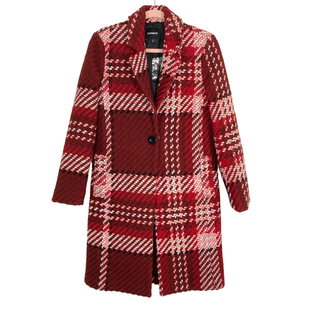 Express sales plaid coat