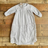 Baby Biscotti White Nightgown- Size NB