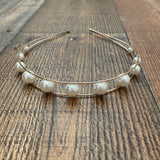 No Brand Gold Pearl Headband