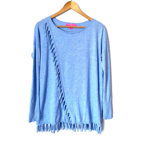 Lilly Pulitzer Blue Tassel Coolmax Sweater- Size XS