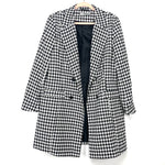 ASOS Houndstooth Front Faux Pocket Blazer Dress/Coat- Size 12