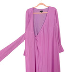 Halogen Purple Pink Long Sleeve Wrap Dress- Size M (~10/12)