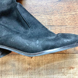 Marc Fisher Black Suede Block Heel Over the Knee Boots- Size 6.5 (see notes)