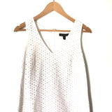 Banana Republic White Eyelet Dress- Size 2