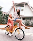 Buddy Love Bubblegum Striped Shirley Elastic High Waist Shorts NWT- Size L (sold out online, we have matching top)