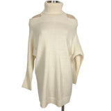 Lovers + Friends Cream Back Cutout Turtleneck Dress- Size S