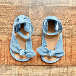 Old Navy Denim Bow Ankle Strap Sandals- Size 6-12M