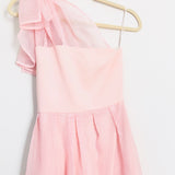 Camilyn Beth One-Shoulder Light Pink Florence Dress NWT- Size 0