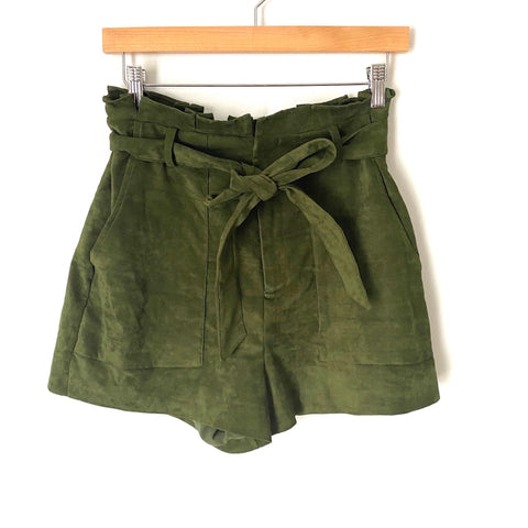 Lovers + Friends Green “Tia” Shorts- Size S (sold out online)