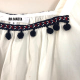 BB Dakota Makari Flutter Sleeve Top- Size S