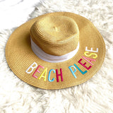 C.C "Beach Please" Straw Hat