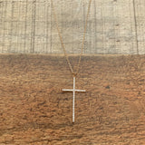 No Brand Rhinestone Cross Necklace