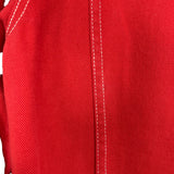 By the Way Red Denim Cropped Jacket with Raw Hem- Size S (sold out online, see notes)