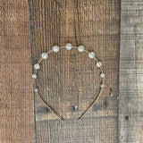 No Brand Gold Pearl Headband