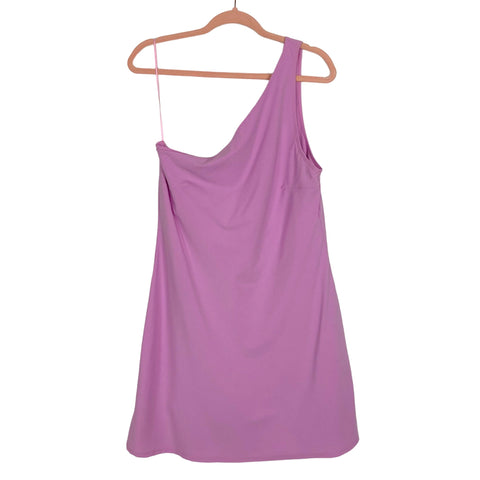 Abercrombie & Fitch Pink One Shoulder with Additional Strap Included Built in Shorts Tennis Dress NWT- Size L