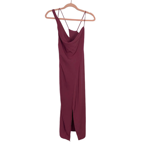 Keepsake the Label Mulberry Drape Front Slit Midi Dress- Size XS (sold out online)