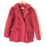 BP Pink Faux Fur Jacket- Size S