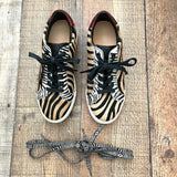 Greats Animal Print Sneakers With Interchangeable Laces - Size 6