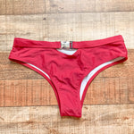 Gym Groupie Red Bikini Bottoms with Buckle NWOT- Size S (we have matching top)