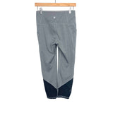 All In Motion Grey Black Mesh Crop Leggings- Size S (Inseam 19")