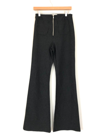 Vestique Pinstripe Pants with Zip Front- Size M (Inseam 33”)