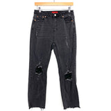 Signature8 Black Denim Distressed Skinny Jeans- Size L (Inseam 24.5")