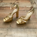 Jessica Simpson Gold Heels- Size 7 (In Great Condition!)