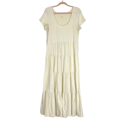 Maeve by Anthropologie Cream Dress- Size L (see notes)