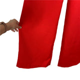 DO+BE Red Wide Leg Jumpsuit NWT- Size S