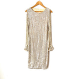 No Brand Sequin Dress with Strappy Sleeves- Size M