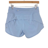 Lululemon Light Blue Speed Shorts- Size 4