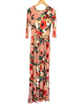 Pink Blush Rose Pink Floral Maternity Maxi Dress NWT- Size S