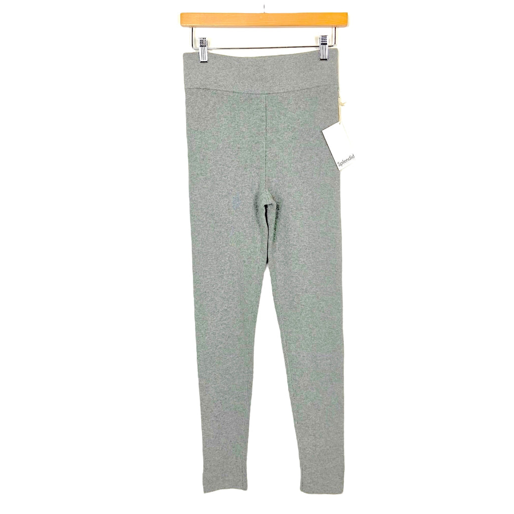 The Ribbed Lounge Pant: Heather Gray